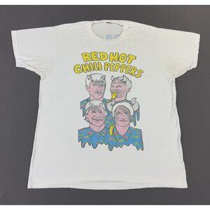 Red Hot Chilli Peppers 2017 Tour Concert Shirt Promo Large Band Tee Rare Art